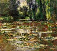 Monet, Claude Oscar - The Bridge over the Water-Lily Pond